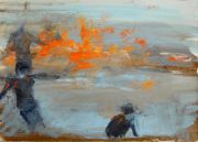 Spiel, Acryl auf Papier 35x25 cm, 2014